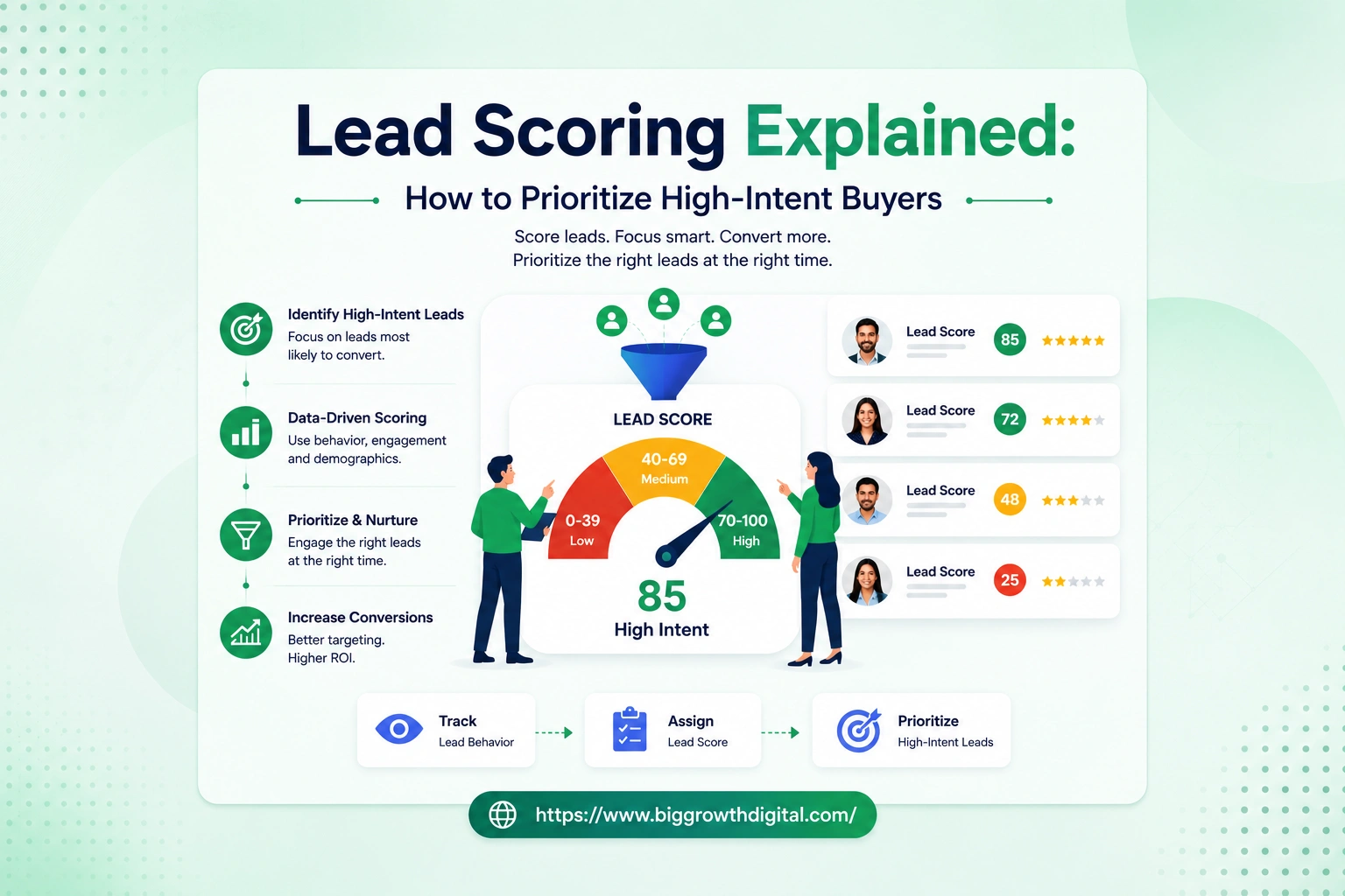 Lead Scoring Explained: How to Prioritize High-Intent Buyers